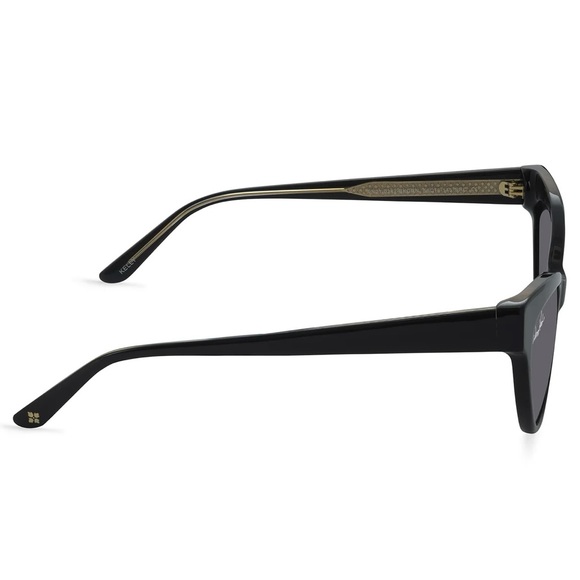 DIFF Patricia Nash Sunglasses Kelly Black Frame Grey Lens Cateye Retro NWT - Picture 4 of 10